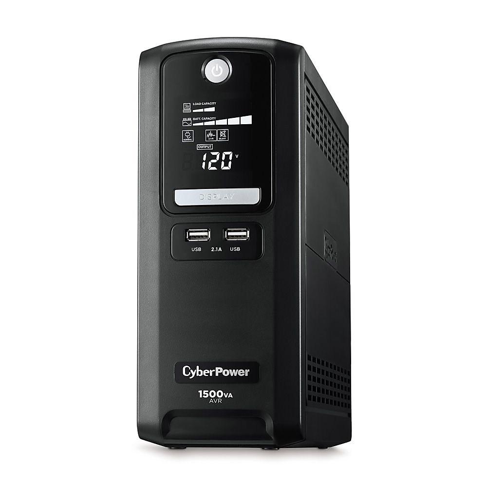 CyberPower - Système D'ASI 10 Prises + 2 USB, 1500 VA (LX1500GU-FC)