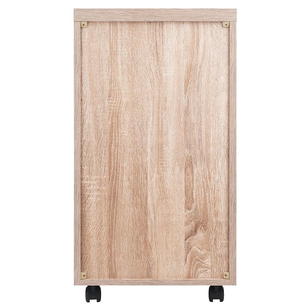 Winsome - Classeur De Rangement Mobile 18220 Kenner, 1 Tiroir, Fini Bois Vieilli/blanc thumbnail
