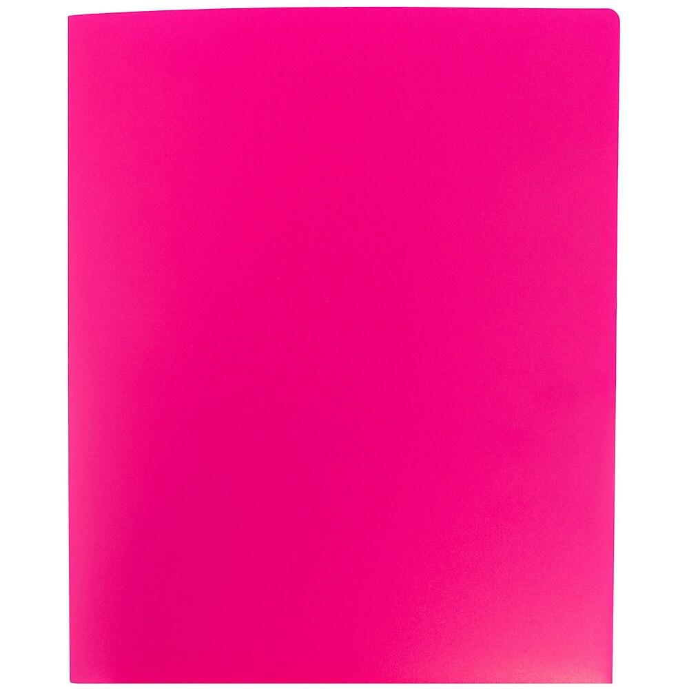 JAM PaperMD – Chemises Robustes En Plastique, 9 1/2 X 12 (po), Fuchsia, 108 Par Boîte thumbnail