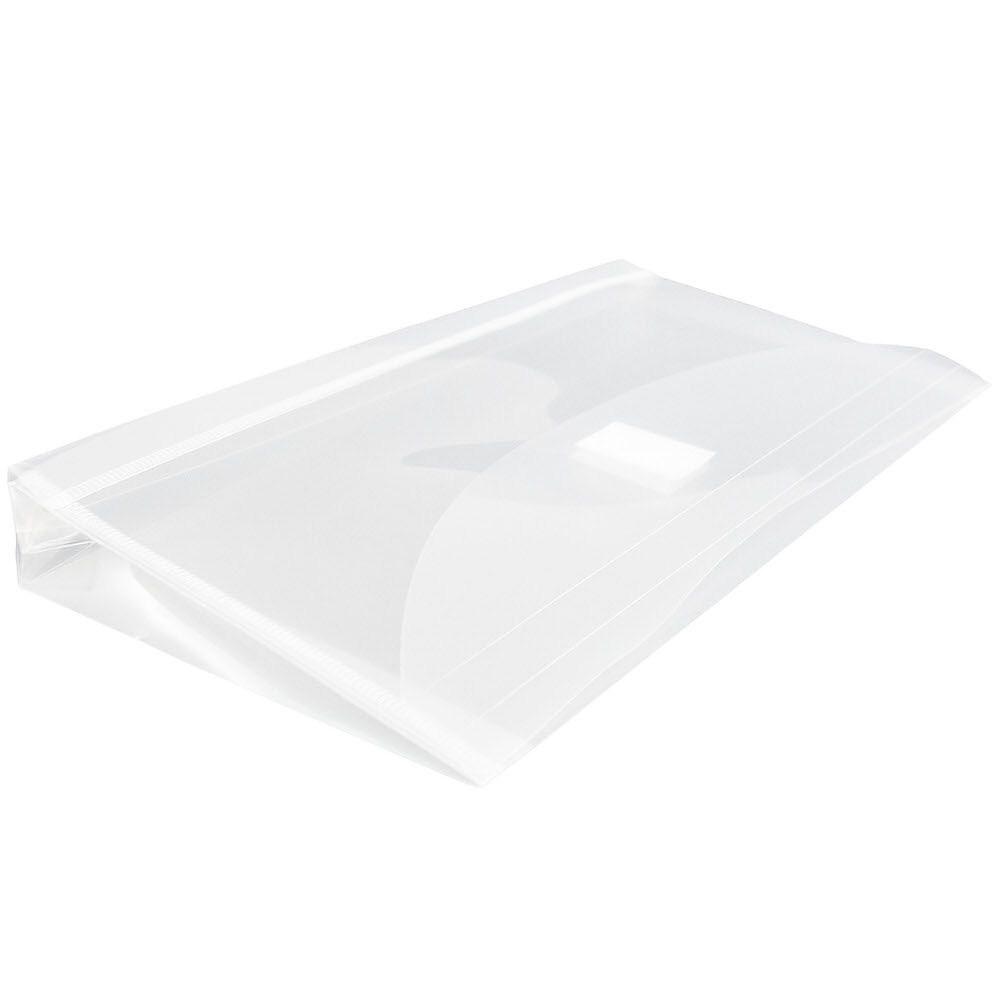 JAM Paper - Enveloppes En Plastique Avec Fermeture VELCRO No 10, 5,25 X 10 Po, Transparent, 108 Par Paquet thumbnail