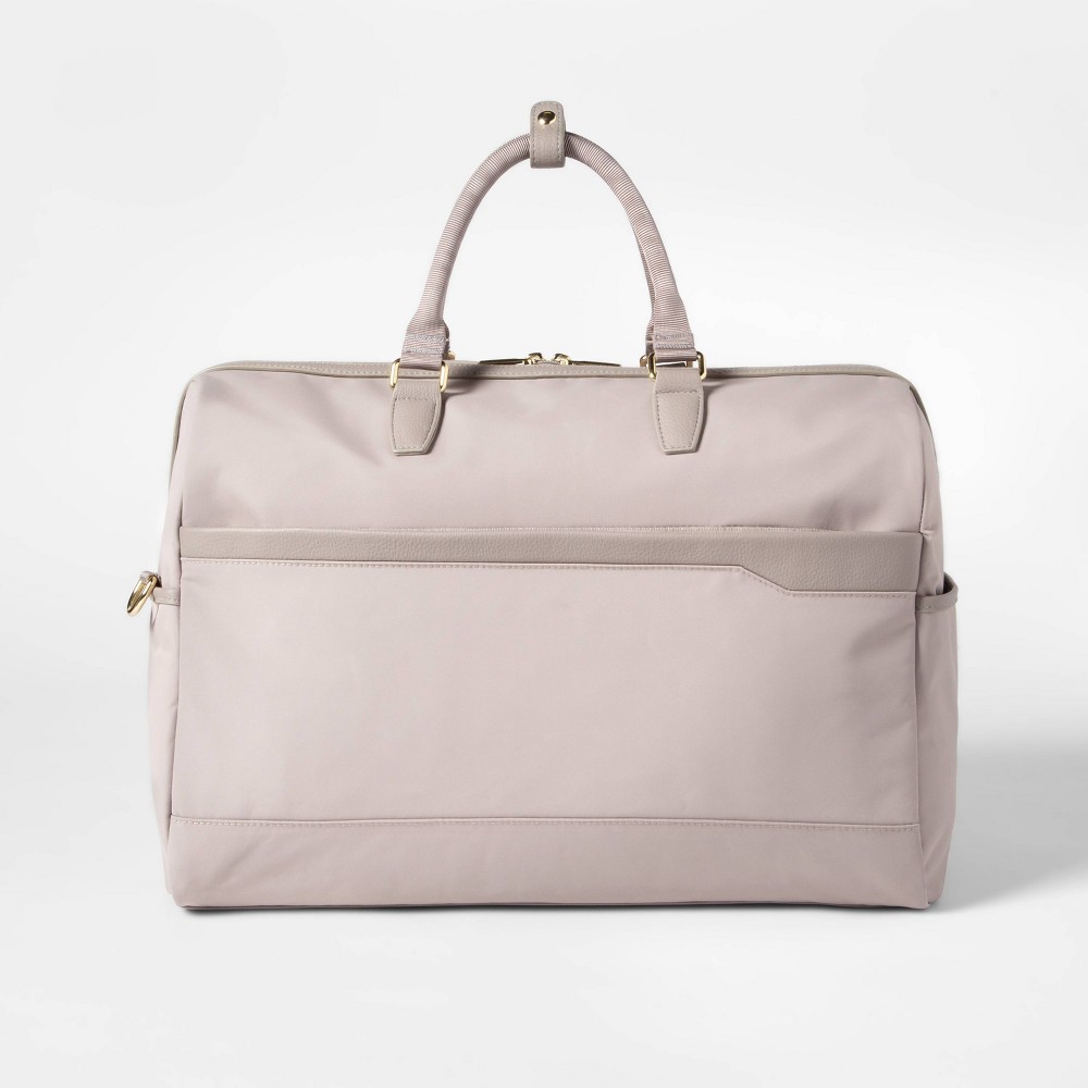 Signature Weekender Bag Taupe - Open Story™: Structured Carry-on Luggage