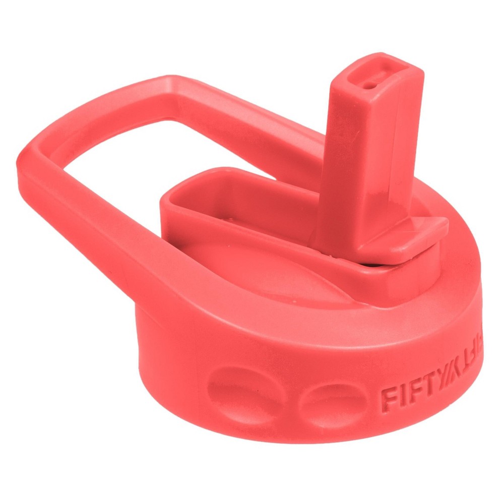 Fifty-Fifty 568417 Straw Widemouth Lid, Coral