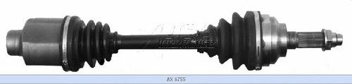 Usa Industry Ax6755 Usa Ind Ax-6755 Reman Cv Joint Half Shaft, Front Right