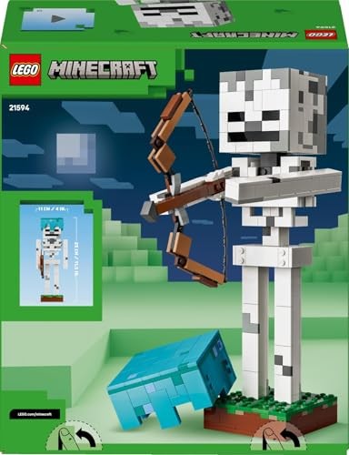 Lego 21594 Minecraft Skeleton Toy, Birthday Gift, Blocks, Boys, Girls, Kids, 10, 11, 12, Elementary Students, Micra, Minecraft Goods, Interior, Stylis thumbnail