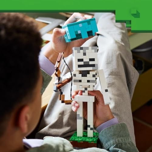 Lego 21594 Minecraft Skeleton Toy, Birthday Gift, Blocks, Boys, Girls, Kids, 10, 11, 12, Elementary Students, Micra, Minecraft Goods, Interior, Stylis thumbnail