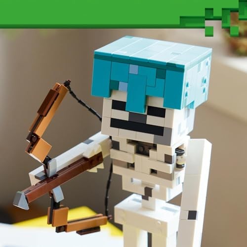 Lego 21594 Minecraft Skeleton Toy, Birthday Gift, Blocks, Boys, Girls, Kids, 10, 11, 12, Elementary Students, Micra, Minecraft Goods, Interior, Stylis thumbnail