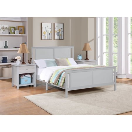 Newboti Furniture Connelly Reversible Panel Full Bed Gray/Rockport Gray 11808
