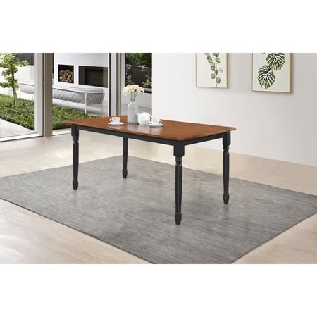 Newboti Furniture Hayward Walnut and Black Dining Table BN.5075