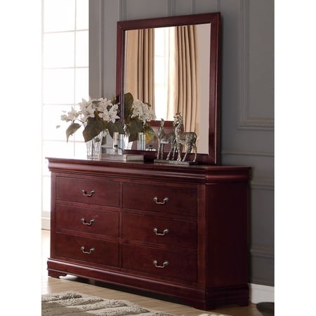 Newboti Furniture Louis Philippe Cherry Finish Dresser BN.0765