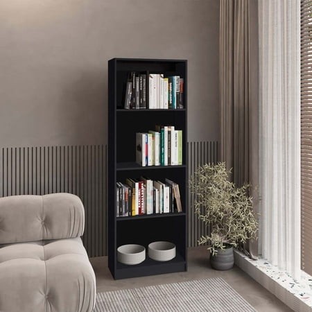 Newboti Furniture Wenge Tier Storage Shelves Bookcase BN.7681