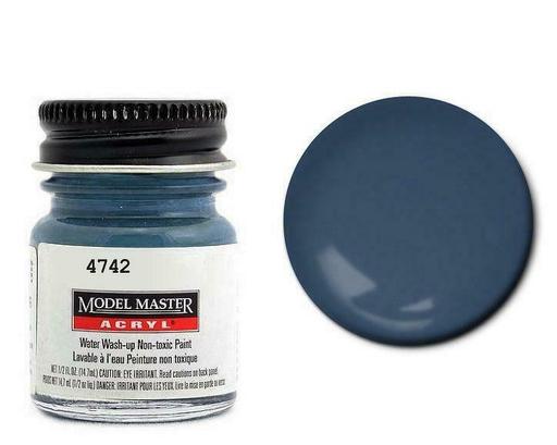 Model Master ACRYL 4742 Flat Insignia Blue FS35044 Acrylic 1/2 Oz