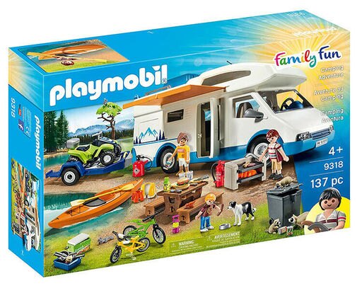Playmobil Family Fun Camping Adventure 9318 (for Kids 4 and up)