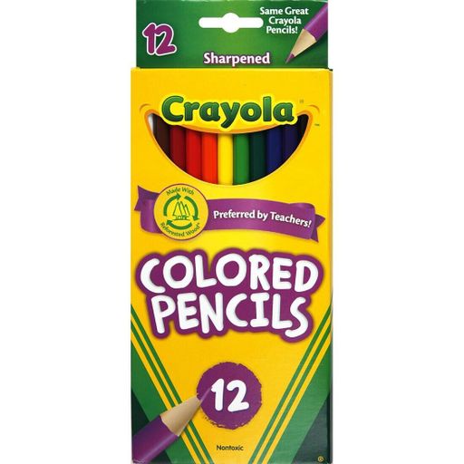 Crayola Colored Pencils 12-Color Set - 12-Count
