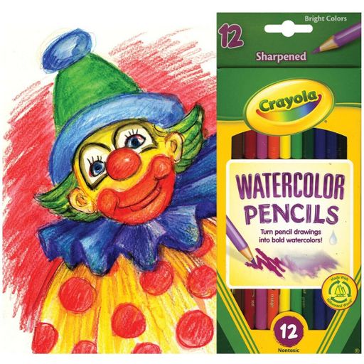 Crayola Watercolor Colored Pencils 12-Color Set - 12 Colors