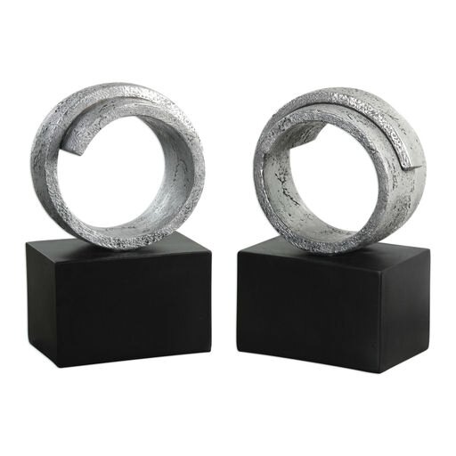 Uttermost 20140 Silver Twist 9 7/8