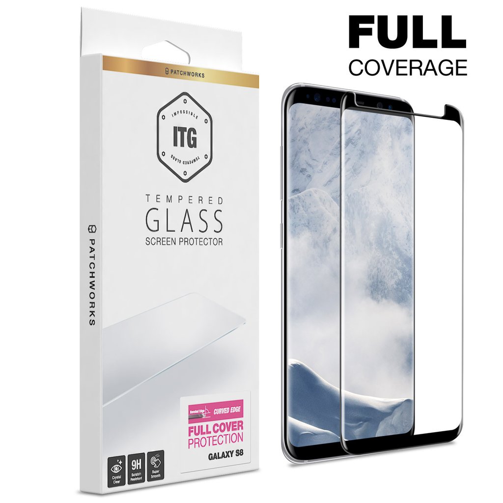 Samsung Galaxy S8 Screen Protector, Patchworks ITG 9H Hardness Oleophobic Coated Anti-Scratch Anti-Fingerprint Glass from Japan Tempered Glass Screen 