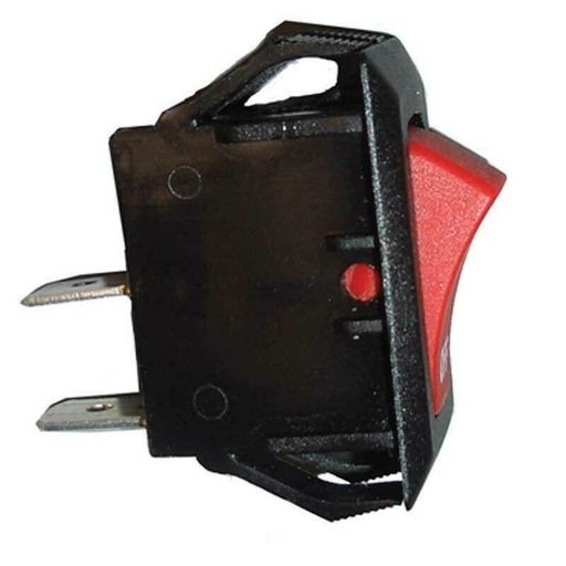 Hoover Switch, Black W/Red Rocker Rectangular Windtunnel Part 38-9300-05