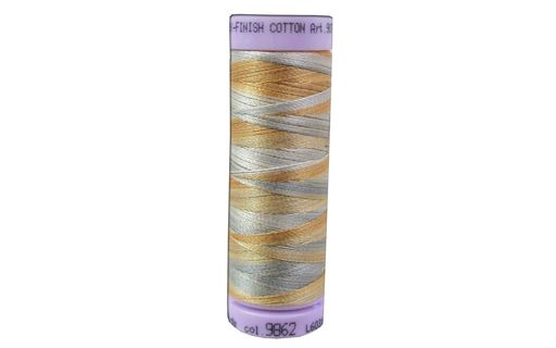 Metrosene 9075-9862 Mettler Silk Fin Cotton 50 109yd Multi Nat Stone