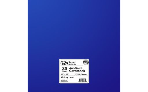 Paper Accents Adp1212-25.8835 Adp1212-25 8835 Cdstk Anodized 12x12 133lb 25pc.