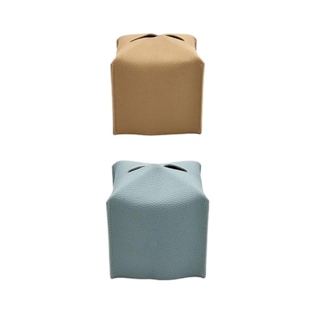 Nishiyuenyi 2Pcs Square Napkin Dispenser Creative Napkin Cover Holder