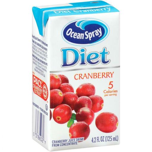 Ocean Spray Diet Juice Drink, Cranberry, 4.2 Ounce Box (Pack Pack of 40