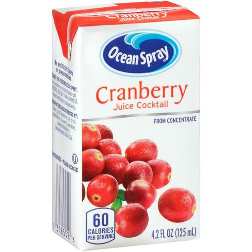 Ocean Spray Juice Drink, Cranberry Cocktail, 4.2 Ounce Pack of 40