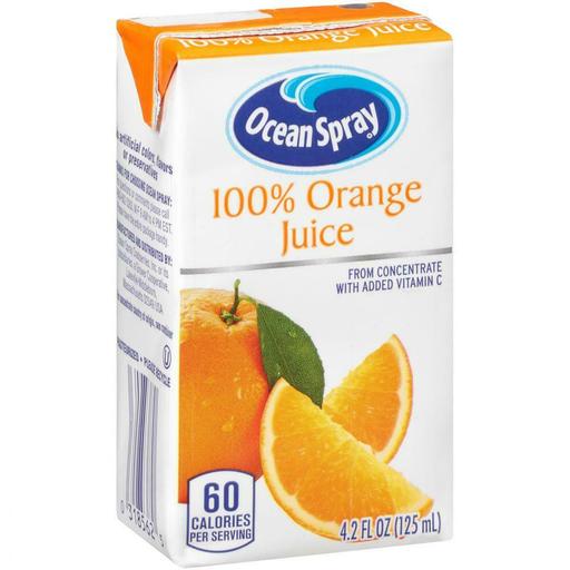 Ocean Spray 100% Orange Juice, 4.2 Ounce Juice Box (Pack of 40) Pack 40