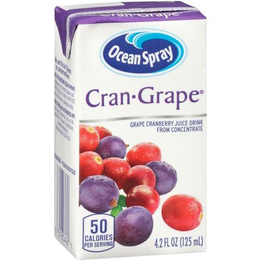 Ocean Spray Juice Drink, Cran-Grape, 4.2 Ounce Box (Pack of Pack 40