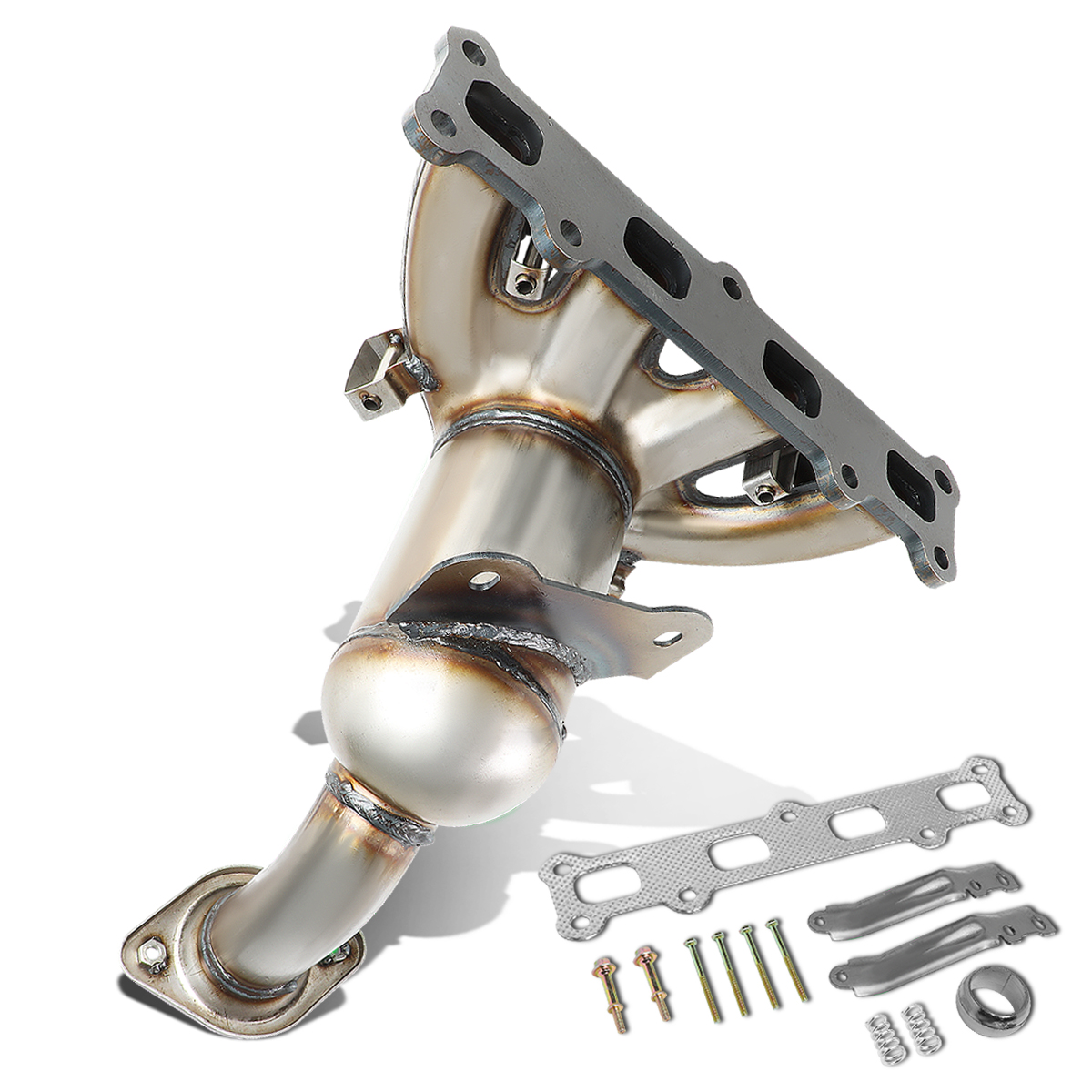 DNA Motoring OEM-CONV-041 for 2007 to 2017 Jeep Compass Patriot Dodge Caliber 2.4L 4WD OE Style Catalytic Converter Exhaust Manifold 08 09 10 11 12 13