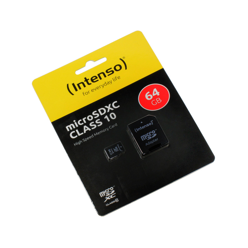 BlackBerry Curve 3G 9300, Speicherkarte MicroSDXC, 64Gb, Class 10, High Speed, +SD Adapter
