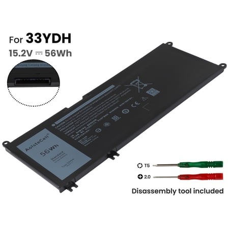 33YDH Battery for Dell Inspiron 15 7577 7588 7773 7779 7786 Latitude 3380 Vostro 15 7580 Replacement