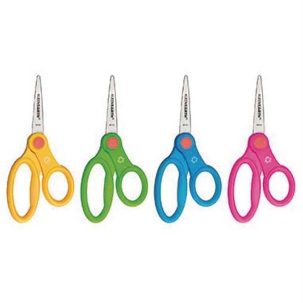Westcott Bastelschere E-14836 C Neon 14cm Spitz Farbig Sortiert, 12 Stück