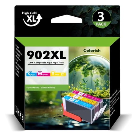 902 902 XL Ink Cartridges Compatible for 902XL 902 Ink Combo Pack for OfficeJet 6970 6978 6968 6971 6974 6975 6979 6960 6961 6963 6964 6965 6966 6950 