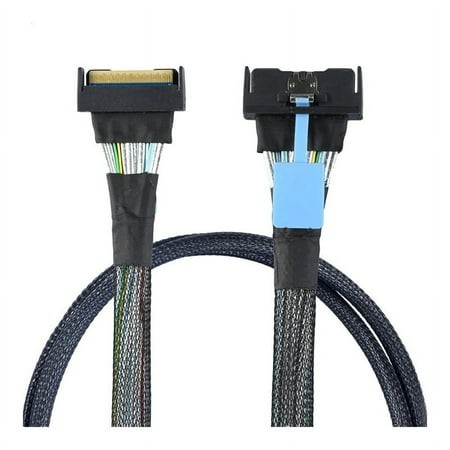 Slimline SAS MCIO SFF-8654 8I 5.0 PCIE 74pin to MCIO 865 Server Data Adapter Cable PCIE5.0 PC Accessories 0.5M 1 * Cable