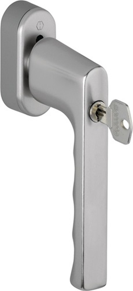 Hoppe Fenstergriff Hamburg 0700S/ud9020 Alu. F9 32-42mm SecuForte®/abschließbar