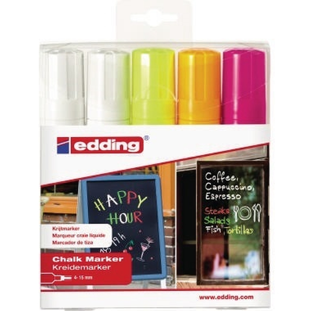Edding Kreidemarker 4090 4-4090-5999 4-15mm Farbig 5St./Pack