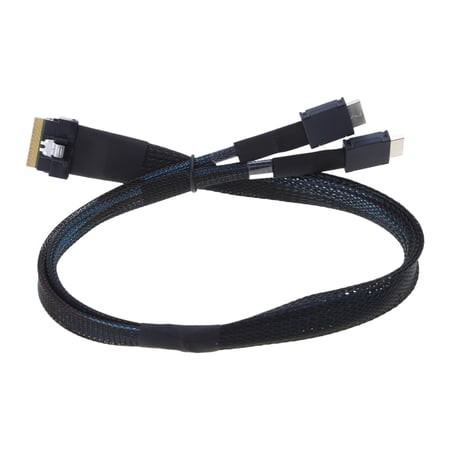 SlimSAS SFF-8654 8X to Oculink SFF-8611 4X 4ix2 Standardized Cable for Easy Installation Suitable for Extended Use