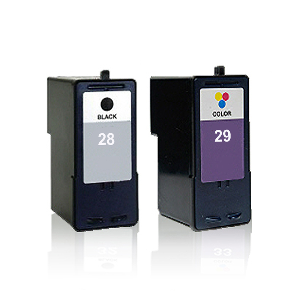 2x Kompatible Tintenpatronen Für Lexmark 28 29 X 5075 X 5490 X 5495 Z 1300 Z 1310 Z 1320 Z 1350 Z 84
