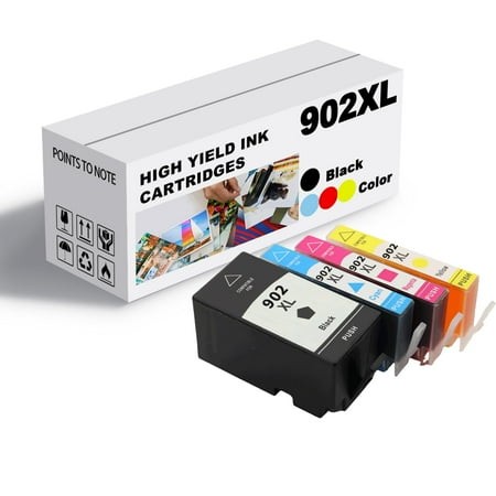 Replacement Standard Capacity 902XL for Ink Cartridge Compatible for 6960 6961 6963 6964 6965 6966 6968 6970 6971 6974 6975 6976 6978 6979 Printers 1 