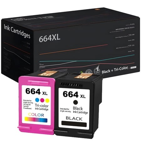664XL High Yield Ink Cartridges  Compatible for Deskjet Ink Advantage 1115 2135 2138 2675 2676 3635 3638 3835 4535 5075 5078 5275 5278 Printers - Esti