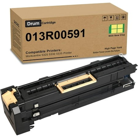 5325 5330 5335 Drum Unit Black Compatible with Xerox 013R00591 Drum Cartridge for Workcentre 5325 5330 5335 Printer (1 Pack)