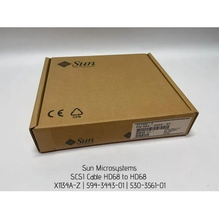 Sun Microsystems Scsi Cable Hd68 to Hd68  X1134A-Z  594-3443-01  530-3561-01