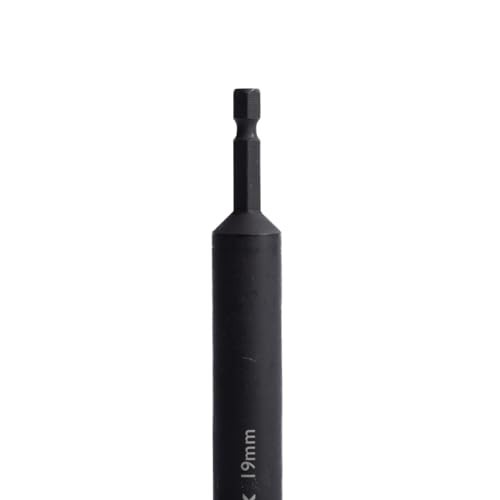 C.K Tools Vorteck Extra Deep 19mm Nut and Bolt Driver, 152mm Long Reach with 100mm Pass Through Depth, 1/4 Inch Hex Quick Lock Shank, 50BV30 Steel Imp thumbnail