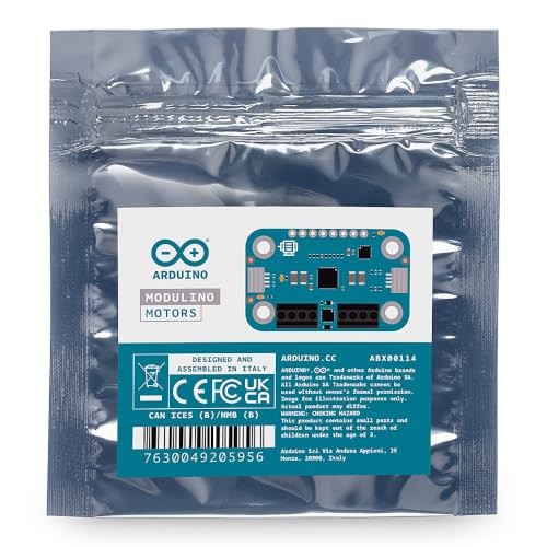 Arduino Modulino Motors [ABX00114] - Beginner-Friendly Node to Start Driving Robots and Control Automated Mechanisms Today | No Messy Wiring | Plug-an thumbnail