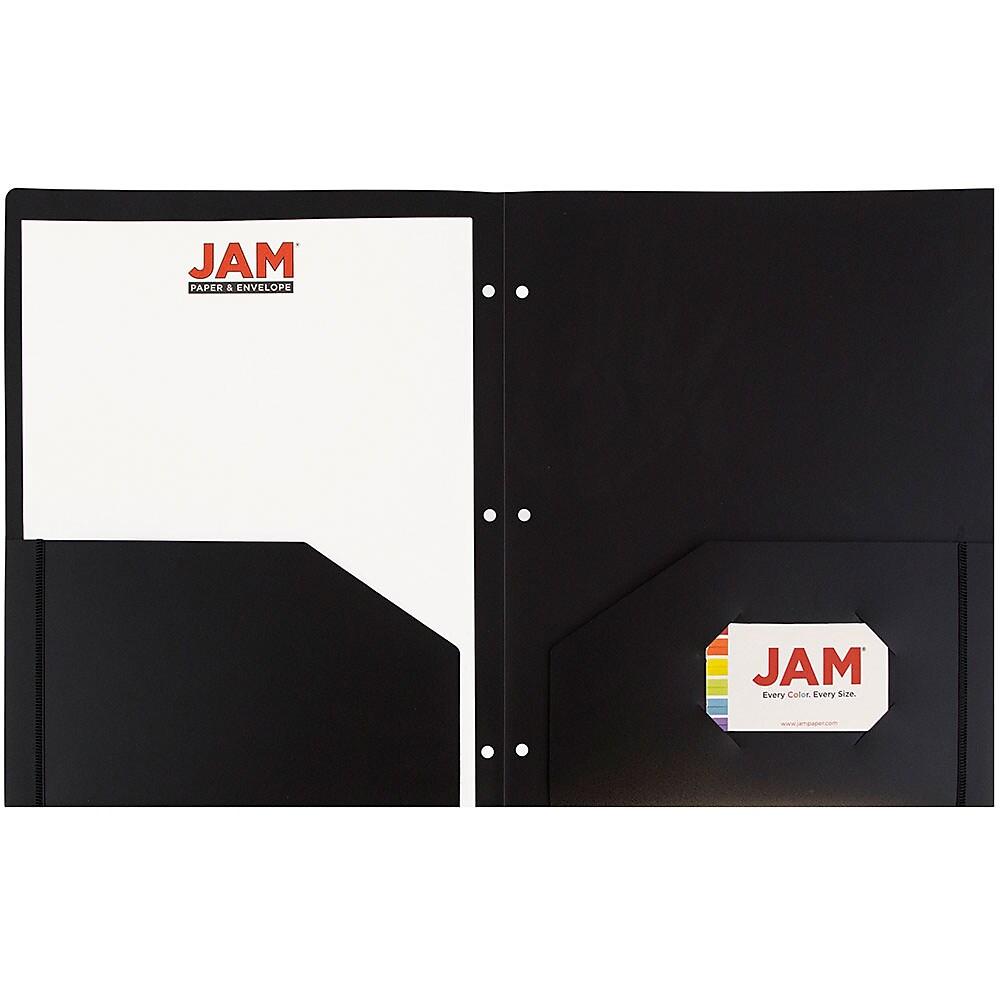 JAM PaperMD– Chemise Scolaire à Trous, En Plastique Poly, 9 1/2 X 11 1/2 (po), 108 Par Boîte thumbnail