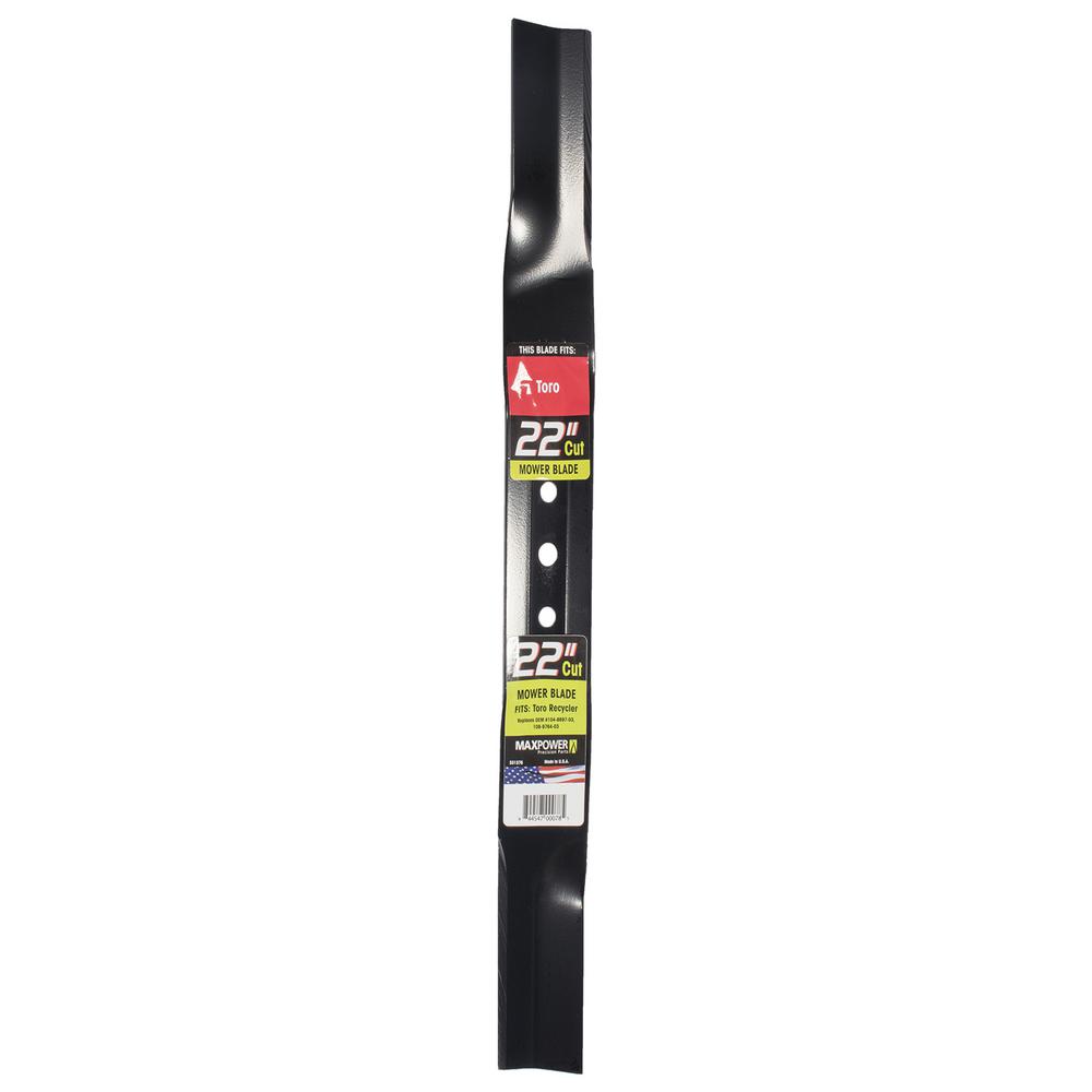 Mower Blade for 22 in. Cut Toro Recycler Mowers Replaces OEM #'s 104-8697-03 and 108-9764-03