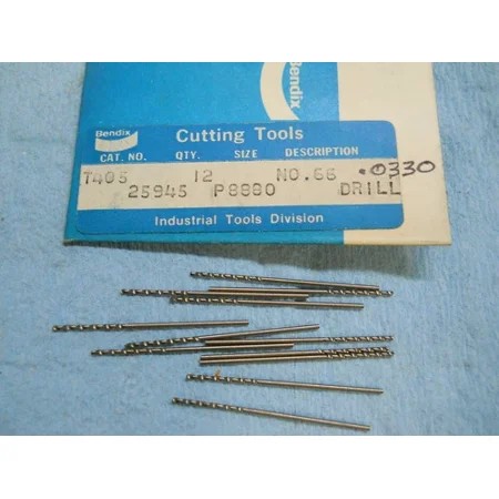 CIRCLE- 12 New Bendix Jobber Drills #66.0330 Hss Usa 122