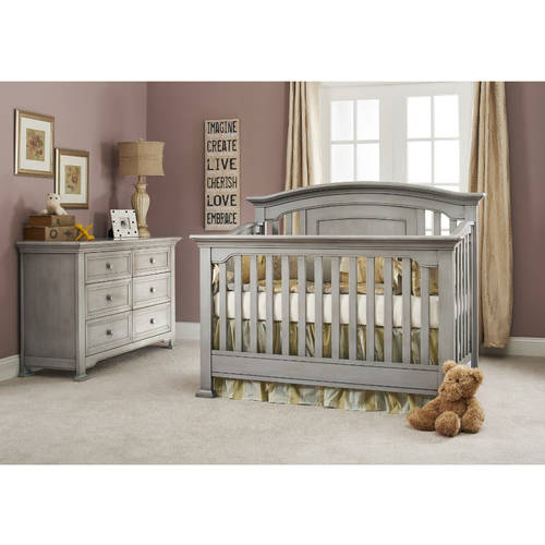 Centennial Medford Lifetime 4-in-1 Crib- Vintage Grey - 5499-VGY