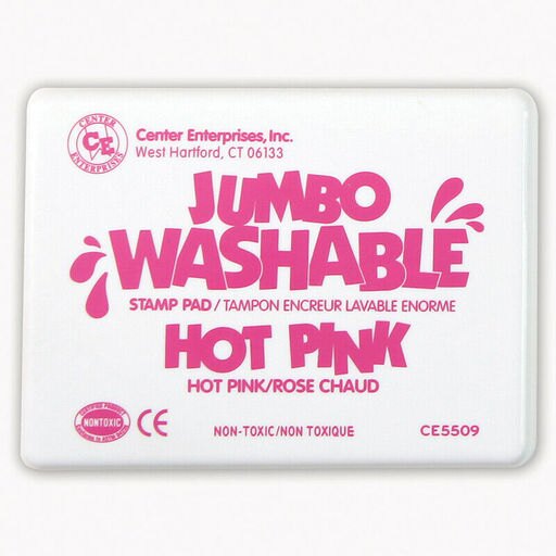 Center Enterprises Inc Jumbo Stamp Pad Hot Pink Washable