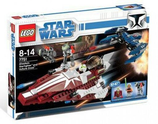 LEGO Star Wars the Clone Wars Ahsokas Starfighter & Droids Set #7751